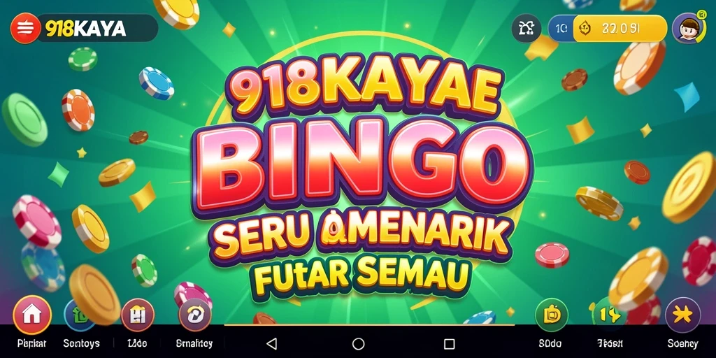Tampilan screenshot permainan Bingo 918KAYA yang penuh warna.