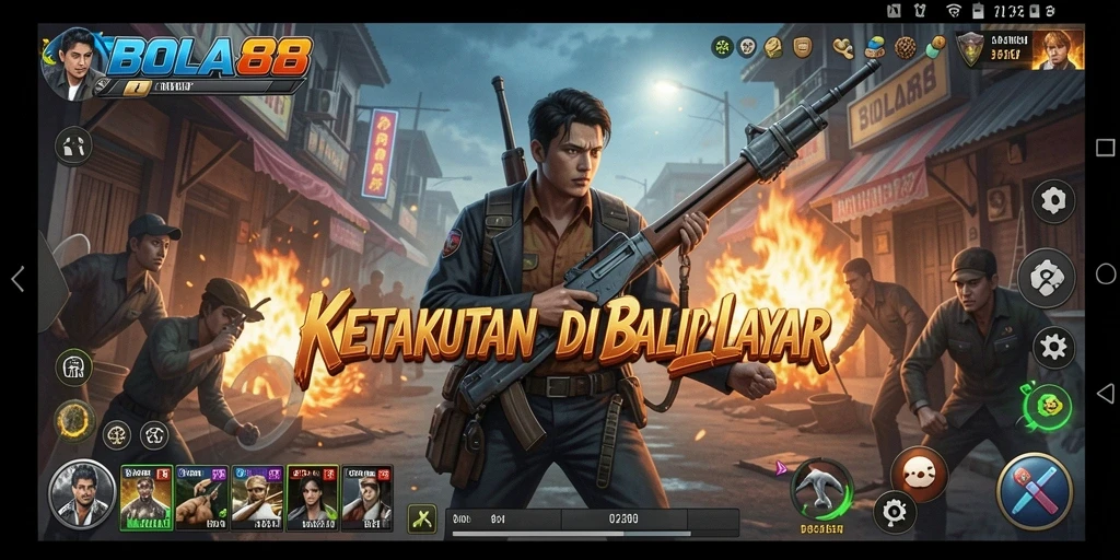 Tangkapan layar dari gameplay menakutkan BOLA88 yang memikat.