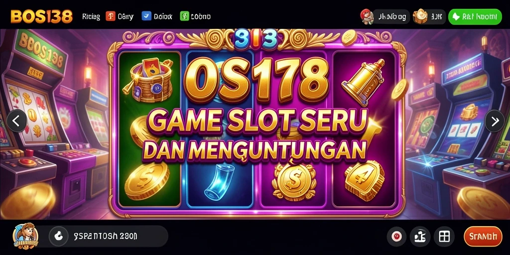 Tampilan menarik dari gameplay Slot di BOS138.