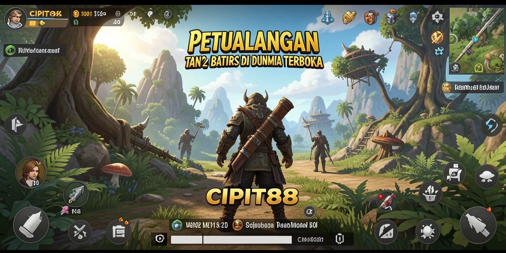 Screenshot gameplay Open World CIPIT88 menampilkan petualangan seru yang menakjubkan.
