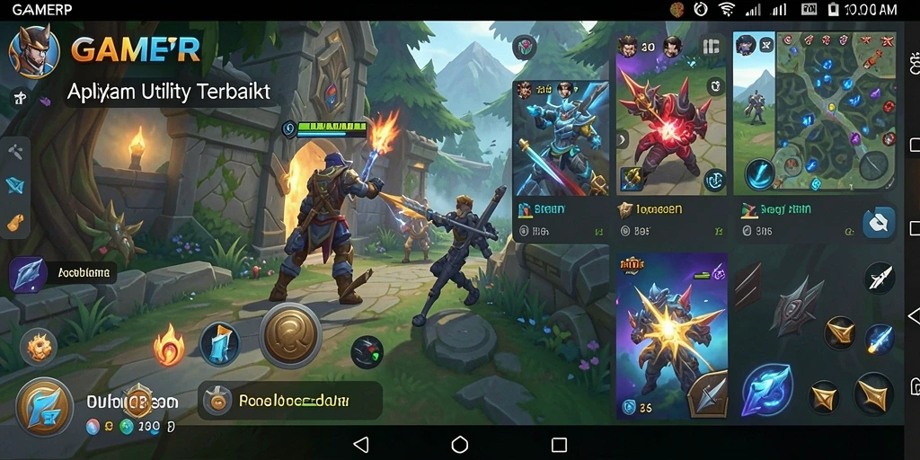 Tampilan antarmuka pengguna yang modern dan intuitif dari GAMERP.
