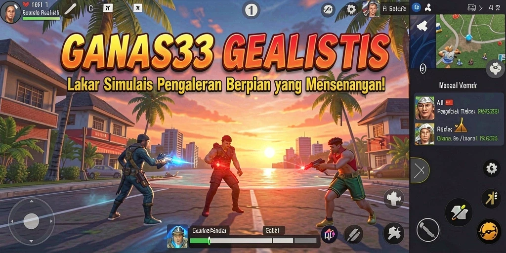 Tampilan menarik dari gameplay GANAS33 yang menggambarkan simulasi mendalam.