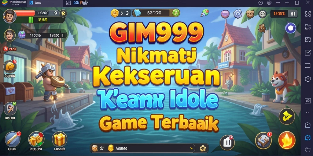 Tampilan gameplay GIM999 yang menarik dan penuh warna.