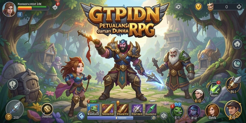 Gameplay RPG yang menegangkan dan mendebarkan dalam GTPIDN.
