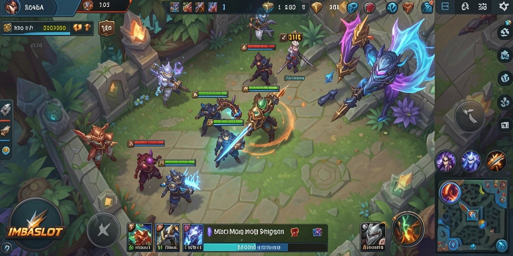Tampilan gameplay seru dari IMBASLOT yang memukau.