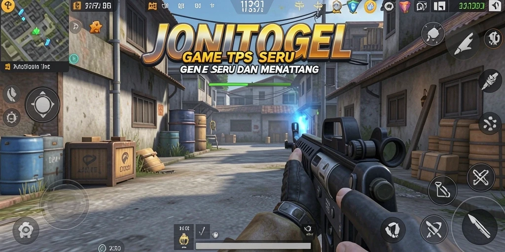 Tampilan gameplay seru dalam JONITOGEL dengan aksi menegangkan.