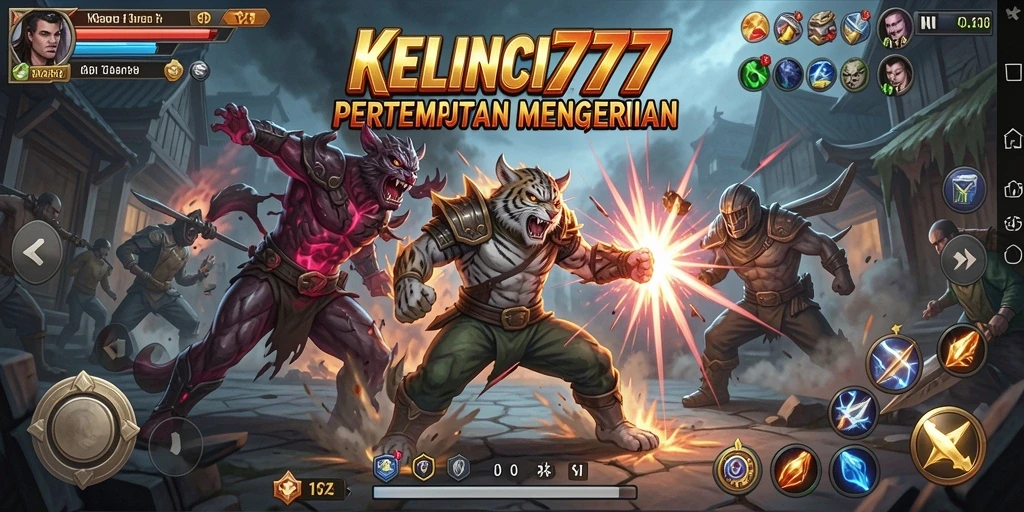 Screenshot gameplay KELINCI777 menampilkan pertempuran sengit di medan perang.