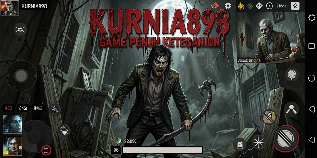 Screenshot KURNIA898 menampilkan momen mencekam dalam gameplay.