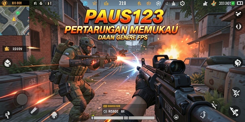 Gameplay menegangkan dengan grafis menakjubkan dalam PAUS123.