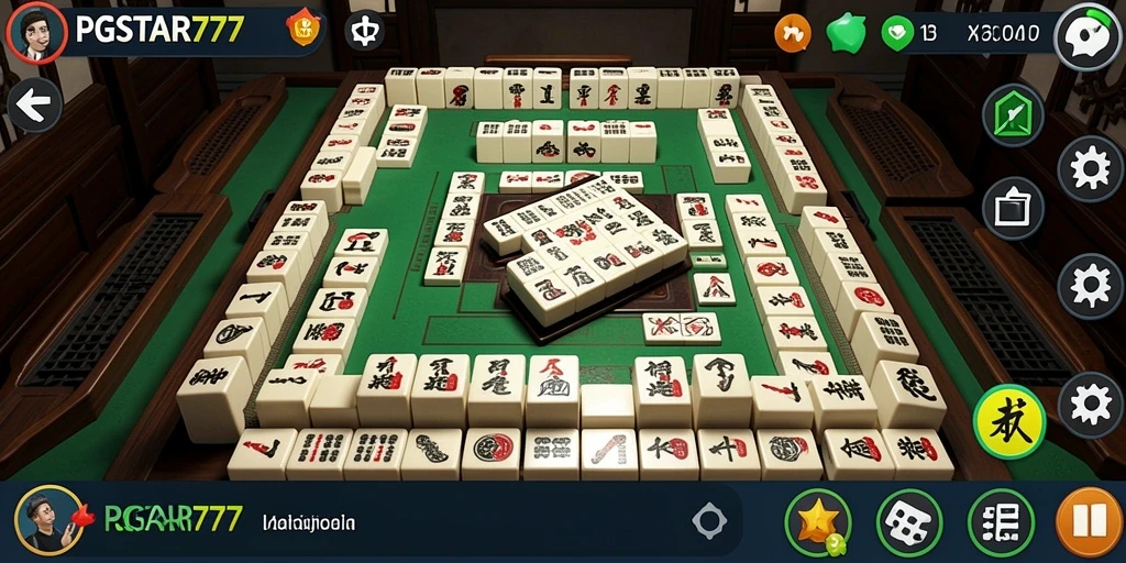 Tampilan menarik gameplay Mahjong di PGSTAR777 yang menyenangkan.