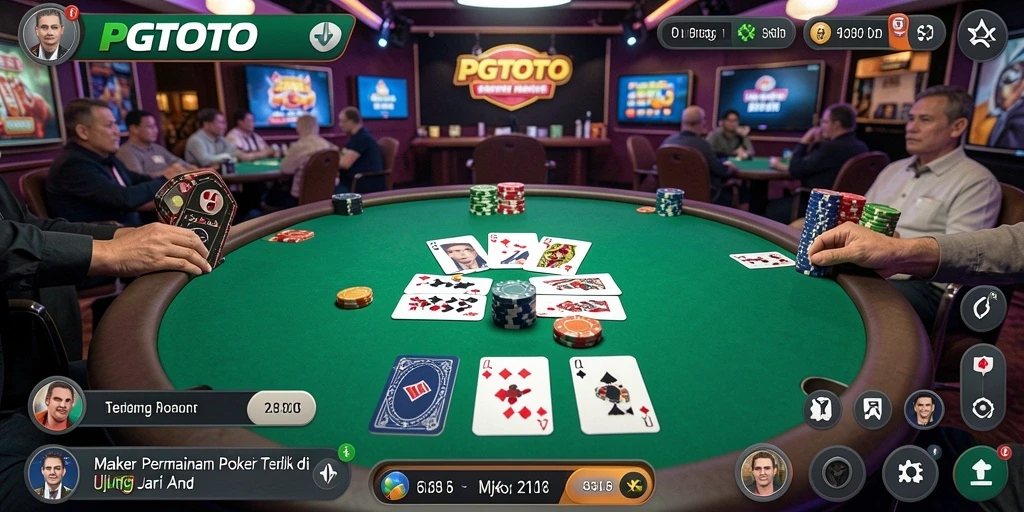 Tampilan menarik gameplay PGTOTO dengan fitur poker yang seru.