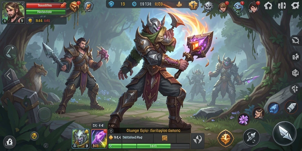 Gameplay mendebarkan di dunia fantastis ARPG RR44.