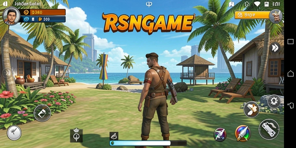 Tampilan gameplay RSNGAME yang seru dan penuh warna.