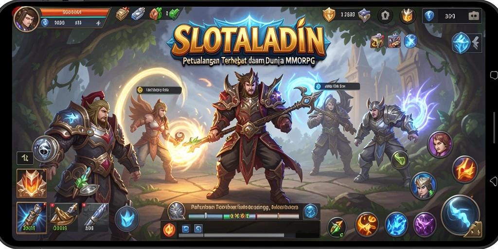 Screenshot menampilkan aksi seru dan interaksi antar pemain dalam SLOTALADIN.