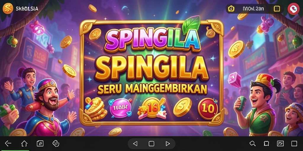 Tampilan menarik gameplay Slot di SPINGILA dengan efek suara yang menghibur.